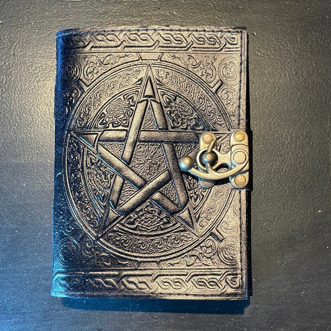 Pentacle Leather BOS/Journal - Witch Chest