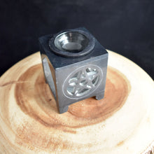 Load image into Gallery viewer, Pentacle Soap Stone Aroma Lamp - witchchest