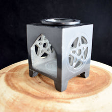 Load image into Gallery viewer, Pentacle Soap Stone Aroma Lamp - witchchest