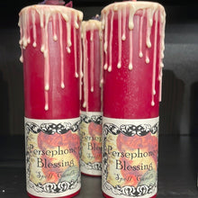 Load image into Gallery viewer, Persephone Pillar Candle - Madame Phoenix - Witch Chest