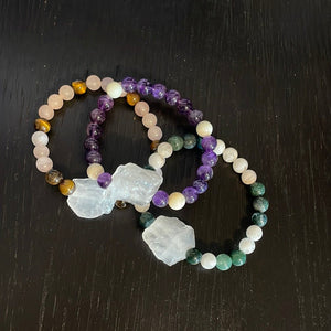 Raw Quartz & Crystal Bracelets by Dana Hunsberger of Sacred Chakra - Witch Chest