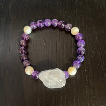 Load image into Gallery viewer, Raw Quartz &amp; Crystal Bracelets by Dana Hunsberger of Sacred Chakra - Witch Chest