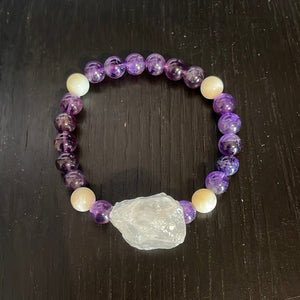 Raw Quartz & Crystal Bracelets by Dana Hunsberger of Sacred Chakra - Witch Chest