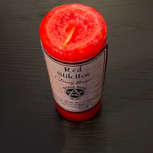 Load image into Gallery viewer, Red Stilettos - Dorothy Morrison’s Wicked Witch Mojo Spell Candles By Coventry Creations - Witch Chest