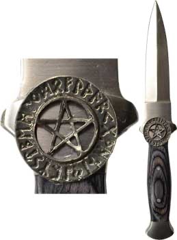 Rune Pentacle Athame - Witch Chest