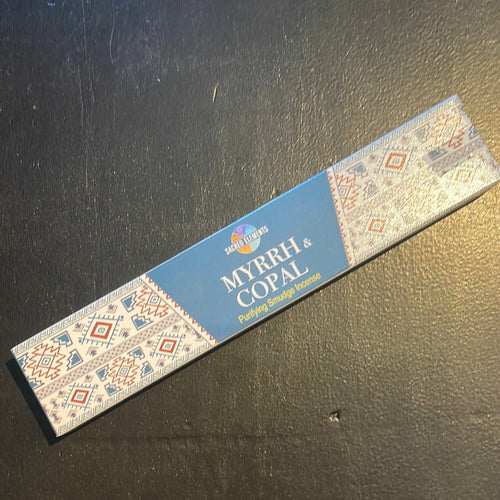 Sacred Elements Myrrh & Copal Incense Sticks - 15g - Witch Chest