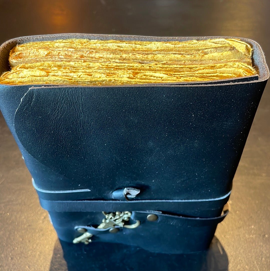Skeleton Key Leather Book Of Shadows/Journal - Witch Chest