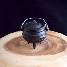 Load image into Gallery viewer, Small Cast Iron Cauldron - (Bumble Bee) - Witch Chest
