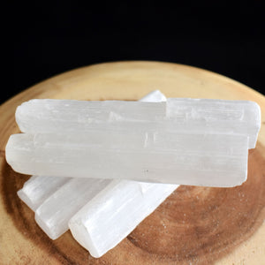Small Selenite Logs - 1 Log - witchchest