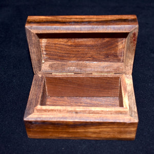 Small Wooden Pentacle Box - witchchest