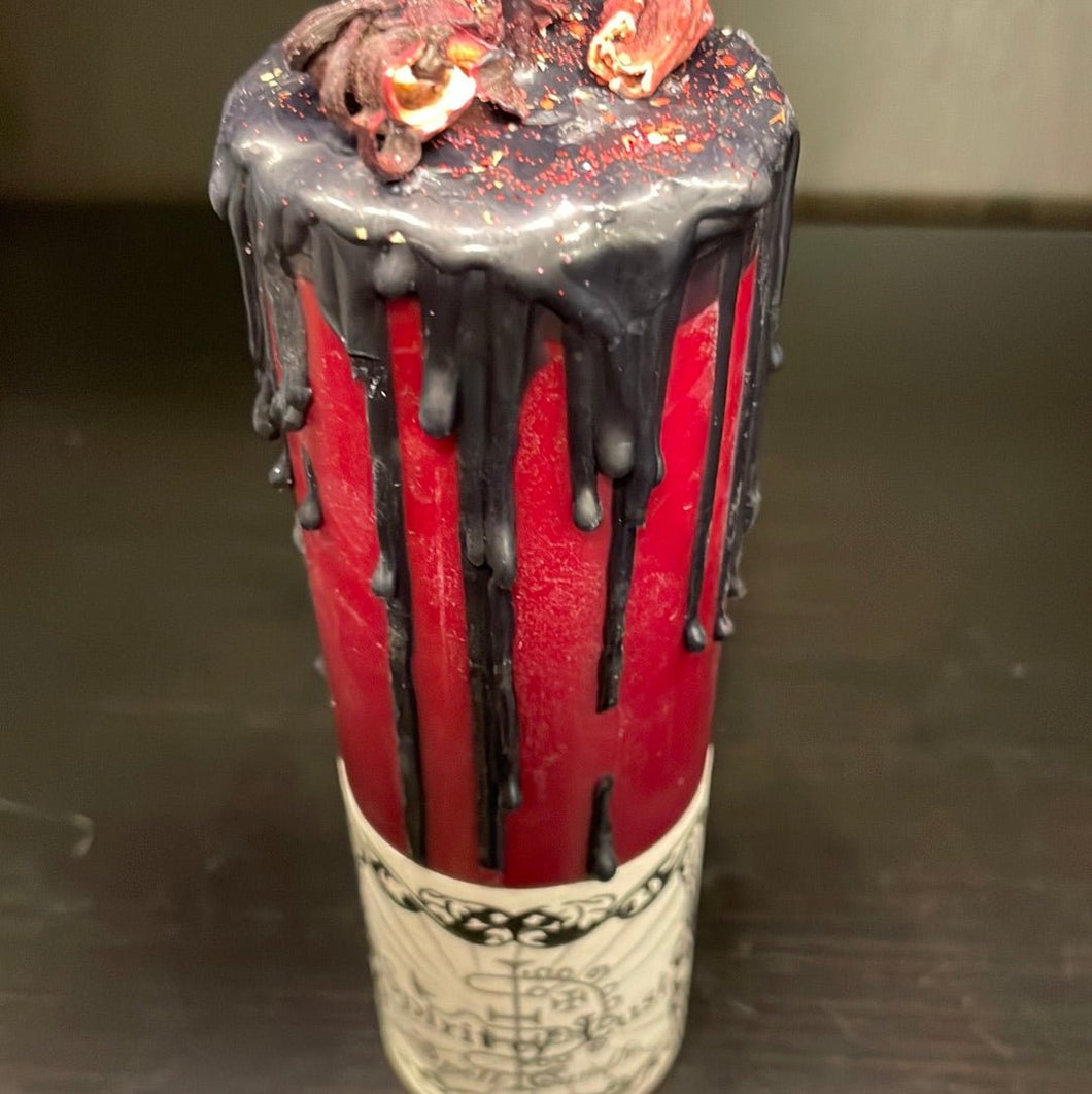 Spirit Of Lust Pillar Candle - Madame Phoenix - Witch Chest