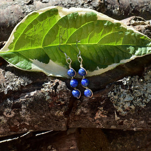 Sterling Silver Double Helix Crystal Earrings By All Charmed - 8 Types - witchchest