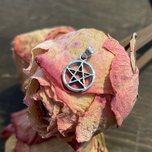 Sterling Silver Pentacle Pendant - Witch Chest