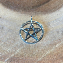 Load image into Gallery viewer, Sterling Silver Pentacle Pendant - Witch Chest