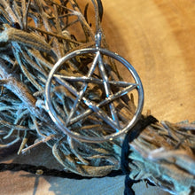 Load image into Gallery viewer, Sterling Silver Pentacle Pendant - Witch Chest