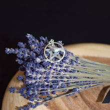 Load image into Gallery viewer, Sterling Silver Raven with Pentacle Pendant - witchchest