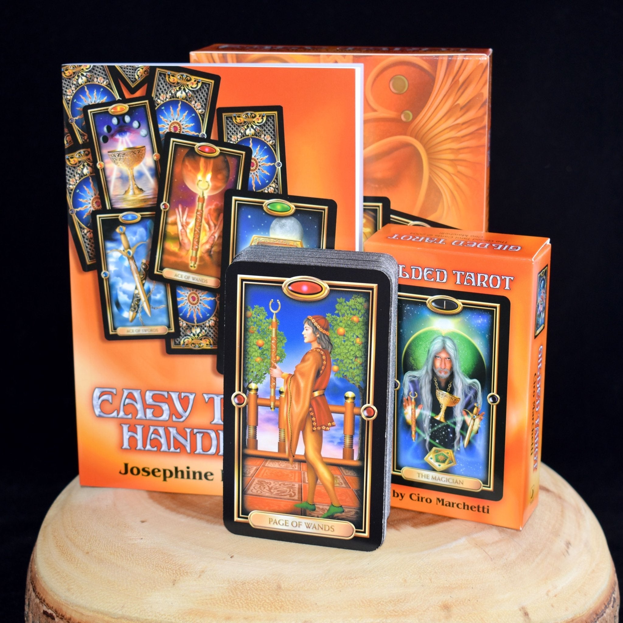 Easy Tarot Deck Kit (Manual By Josephine Ellershaw & Tarot By Ciro