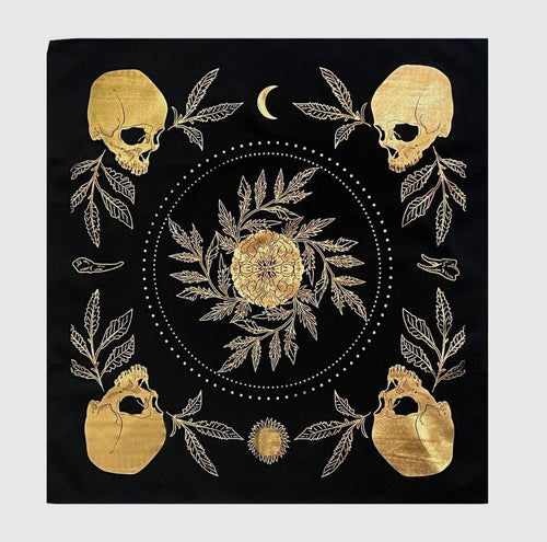 Teeth & Bones Altar Cloth - Witch Chest