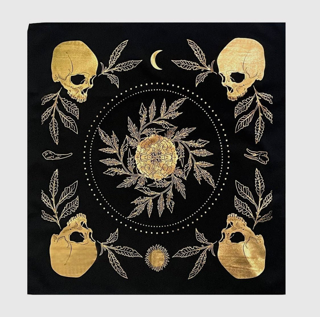 Teeth & Bones Altar Cloth - Witch Chest