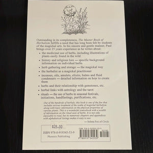 The Master Book Of Herbalism By Paul Beyerl - Witch Chest