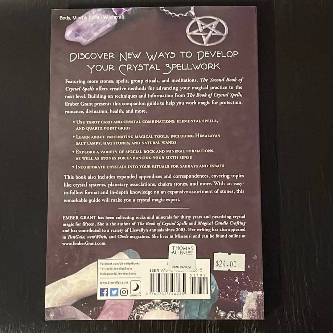 The Second Book Of Crystal Spells By Ember Grant - Witch Chest