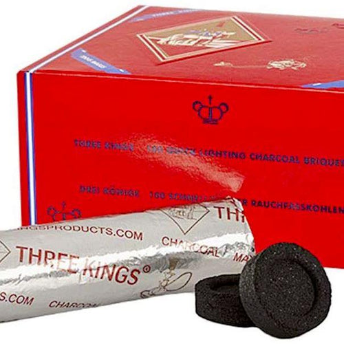 Three Kings Charcoal Discs - Roll of 10 Discs - witchchest