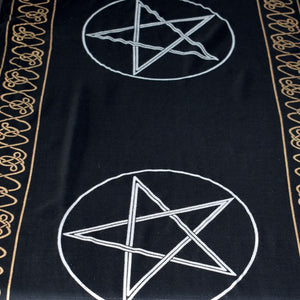 Three Pentacles Altar Cloth - Witch Chest