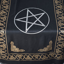 Load image into Gallery viewer, Three Pentacles Altar Cloth - Witch Chest