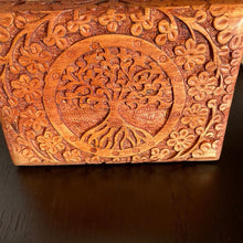 Load image into Gallery viewer, Tree Of Life Wooden Box - 5X7 - Witch Chest