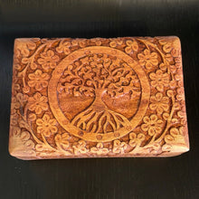 Load image into Gallery viewer, Tree Of Life Wooden Box - 5X7 - Witch Chest