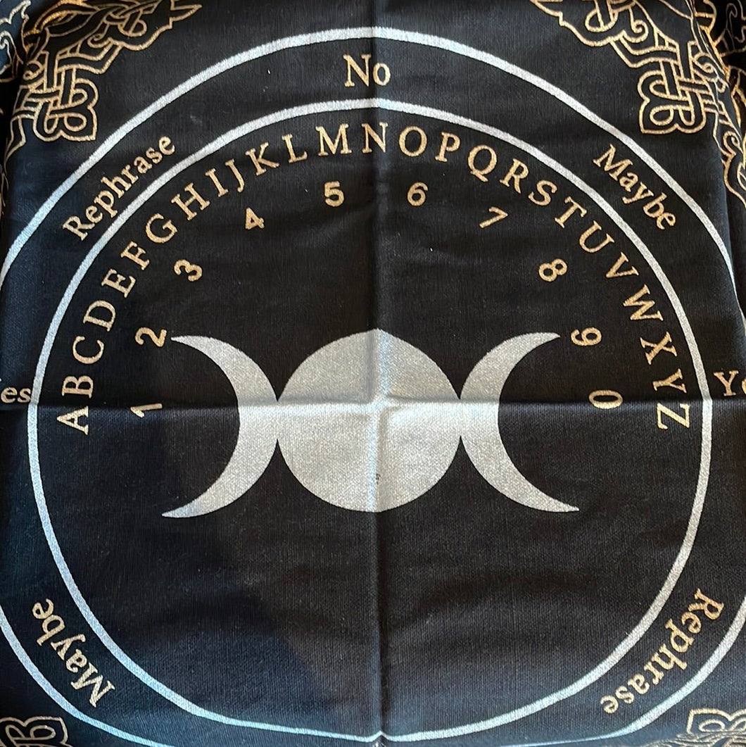 Triple Moon Pendulum Altar Cloth - Witch Chest