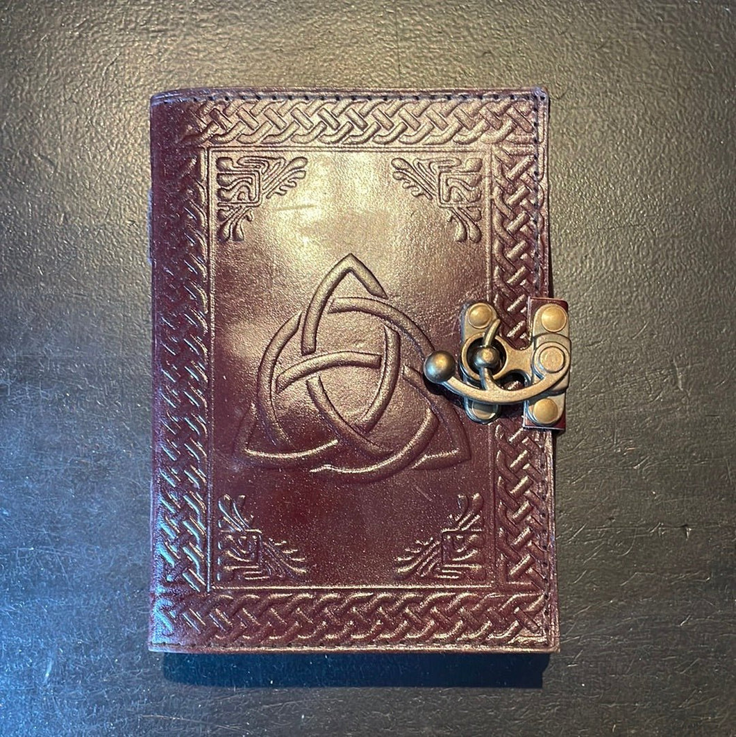 Triquetra Leather Journal/Book Of Shadows - Witch Chest