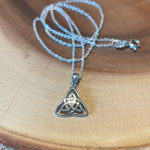 Triquetra Necklace - Sterling Silver - Witch Chest