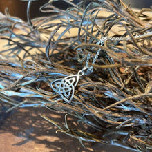 Load image into Gallery viewer, Triquetra Necklace - Sterling Silver - Witch Chest