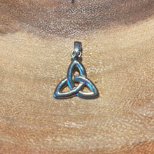 Load image into Gallery viewer, Triquetra Pendant - Sterling Silver - Witch Chest