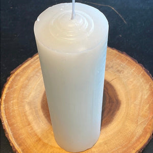 White 7 Day Candle For Pull Out Jar - Witch Chest