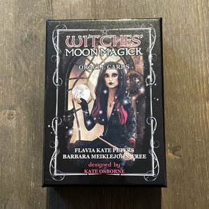 Witches’ Moon Magick Oracle By Flavia Kate Peters & Barbara Meiklejohn-Free - Witch Chest