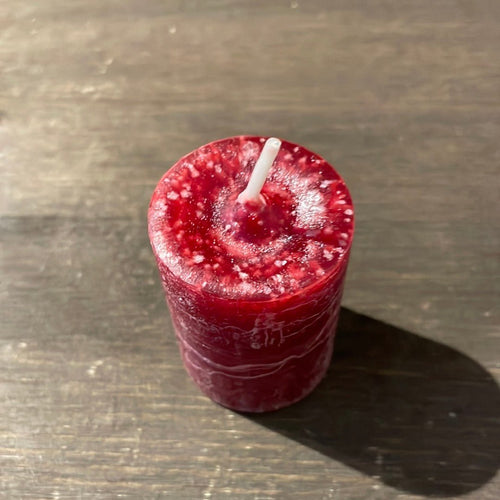 Witch’s Brew Dragon’s Blood Votive Candle - Witch Chest