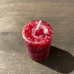 Witch’s Brew Dragon’s Blood Votive Candle - Witch Chest