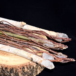 Wooden Crystal Wands Wrapped In Copper By Anne Cheng (Gatineau) - witchchest