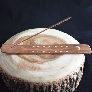 Wooden Incense Burner/Holder - 2 Types - witchchest