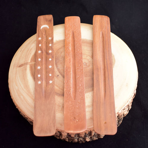 Wooden Incense Burner/Holder - 3 Types - witchchest