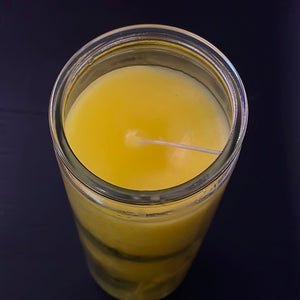 Yellow 7 Day Jar Candle - Witch Chest