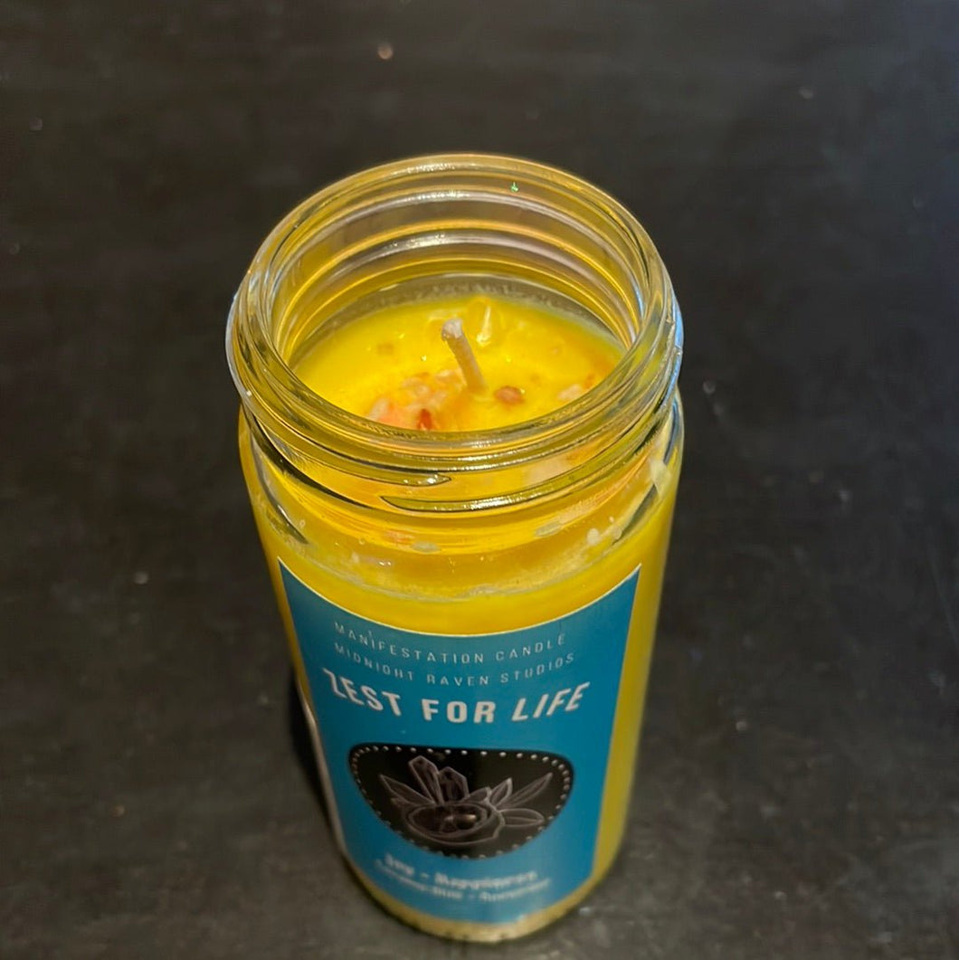 Zest For Life Candle - Midnight Raven - Witch Chest